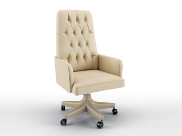ATLANTYS - Leather executive chair with armrests by BRUNO ZAMPA - view 2